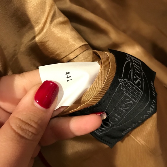 Mens Camel Suit Jacket - Picture 5 of 5